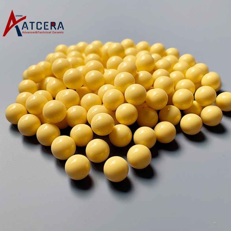 Cerin stabilized zirconium dioxide beads for milling