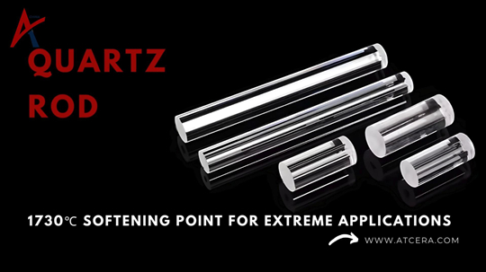 Quarzstange 1730 ℃ Weichspitze für extreme Anwendungen